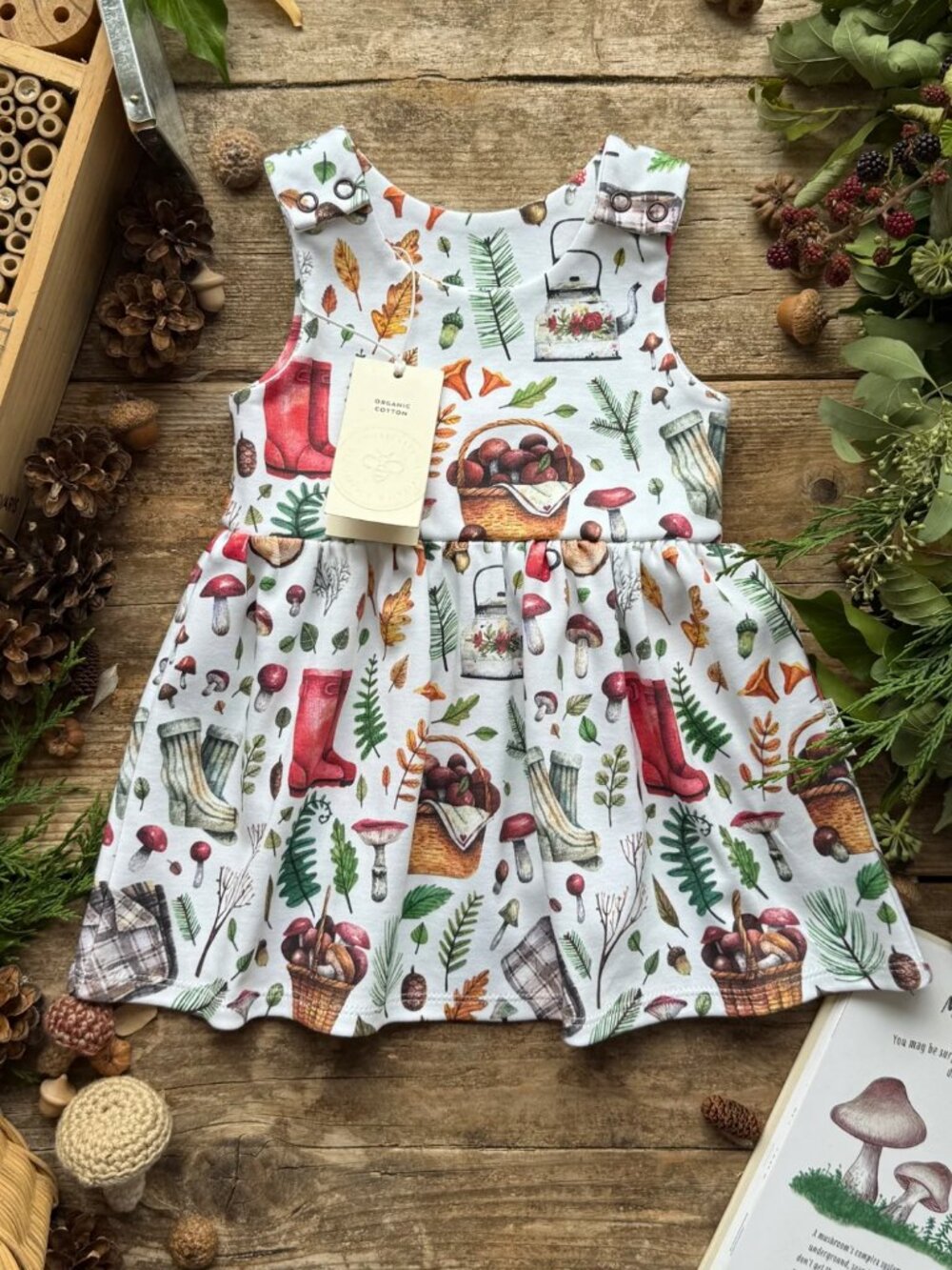 lovebee baby organic 3-4 year Welly Walk Dress